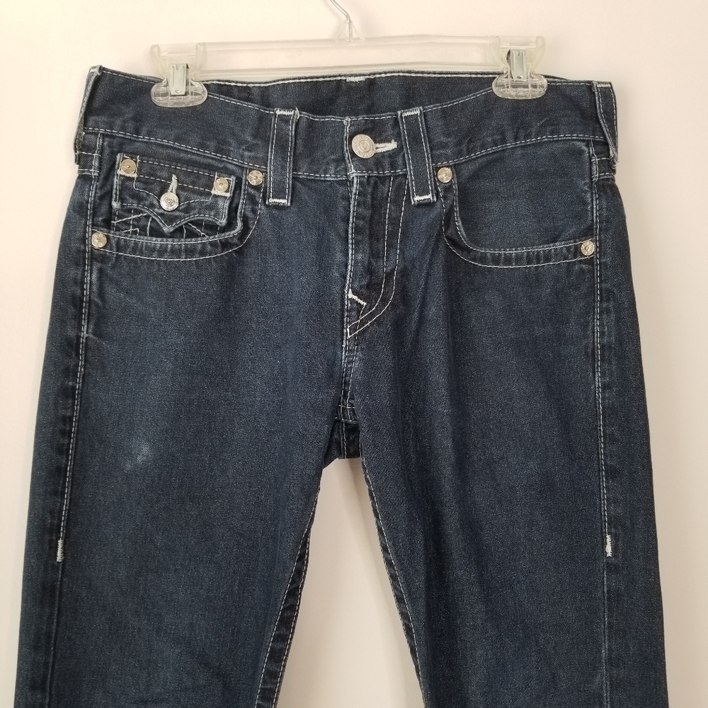 True Religion Skinny Jeans with Flap Size 29 Dark Wash - Picture 4 of 16